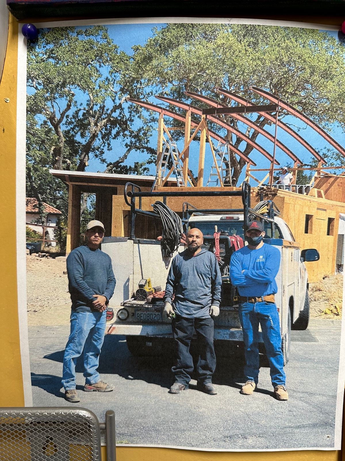 The Robledo Ironworks team in Napa, CA